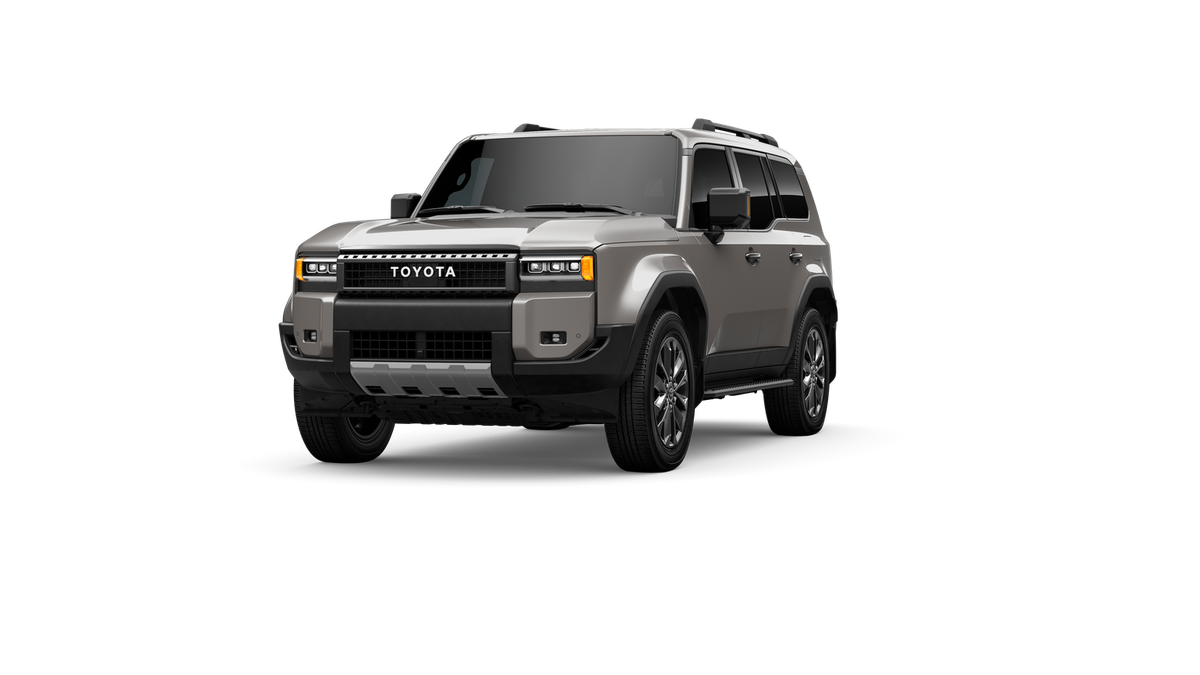2027 Toyota Land Cruiser Base in Meteor Shower — front three-quarter view