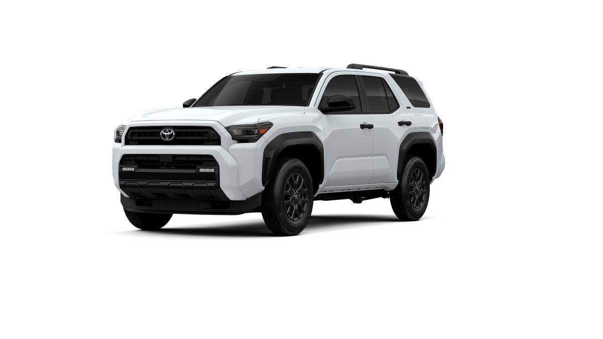2026 Toyota 4Runner SR5 in Ice Cap — front three-quarter view